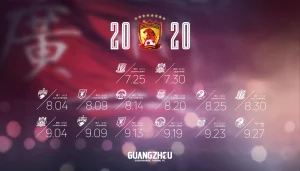 2020第一阶段赛程表